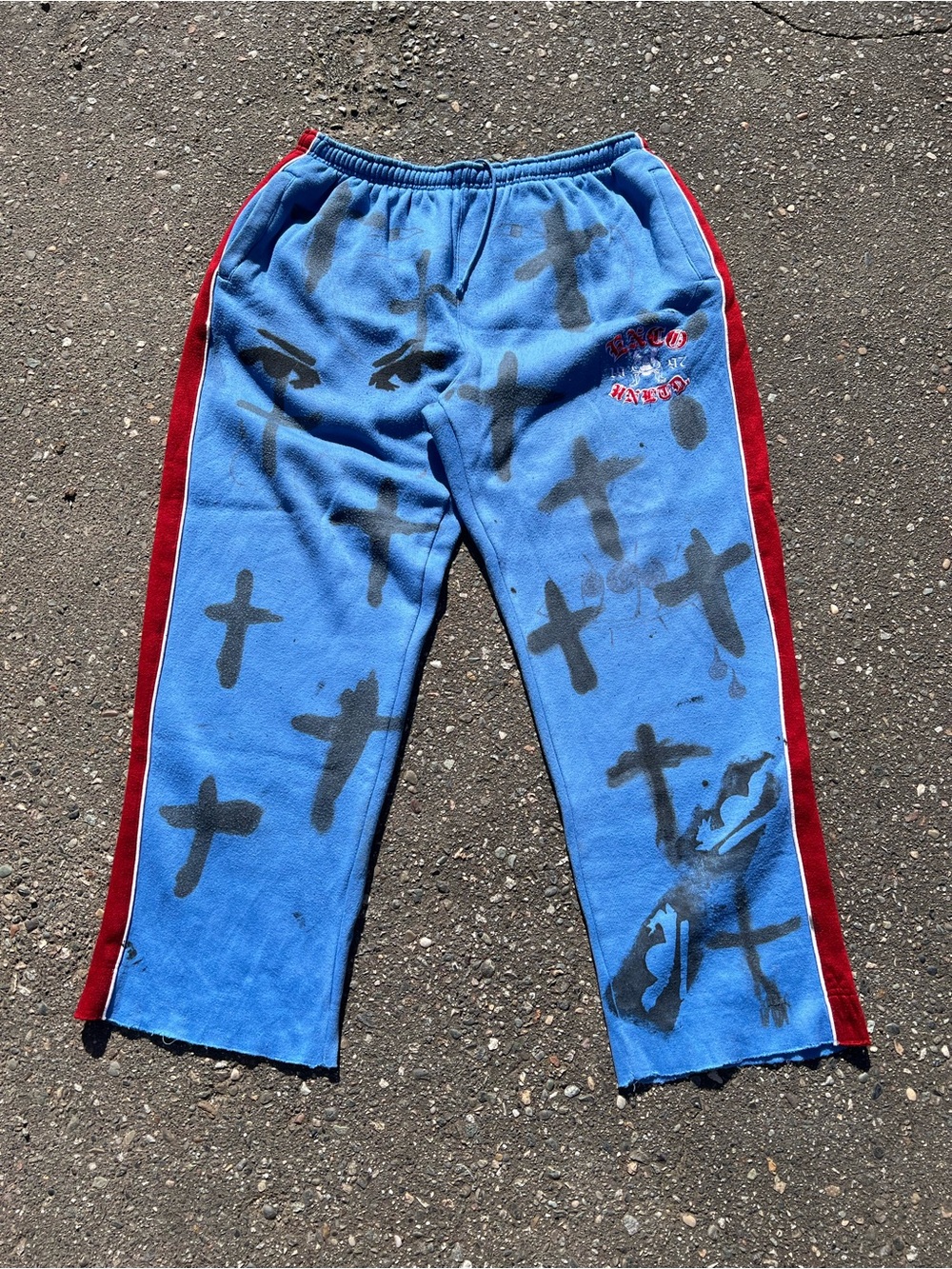 NovocentoNovantanove stencil baggy sweatpants
